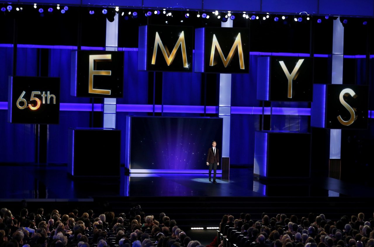 Actor and host Neil Patrick Harris opens the show at the 65th Primetime Emmy Awards in Los Angeles